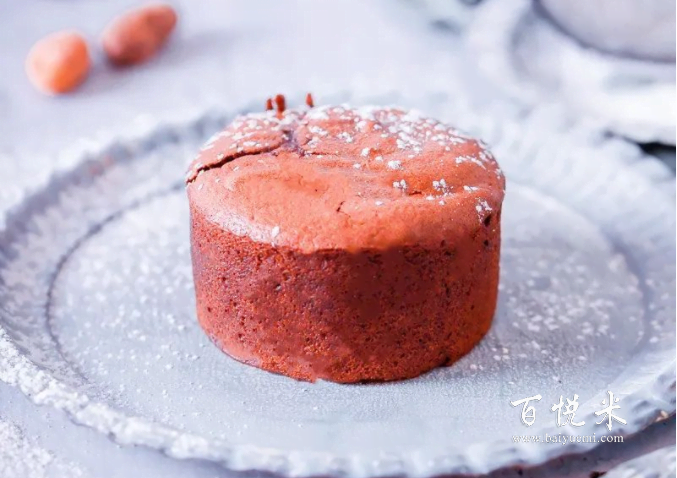 巧克力熔巖蛋糕，只用巧克力就能做的流心，好吃又好看